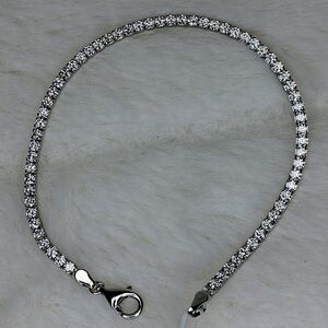 925 Moissanite Tennis Bracelet Size 6.5* 2mm